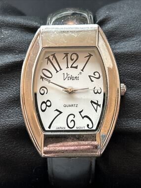 Vivani Silver Tone Women’s Cuff Watch
